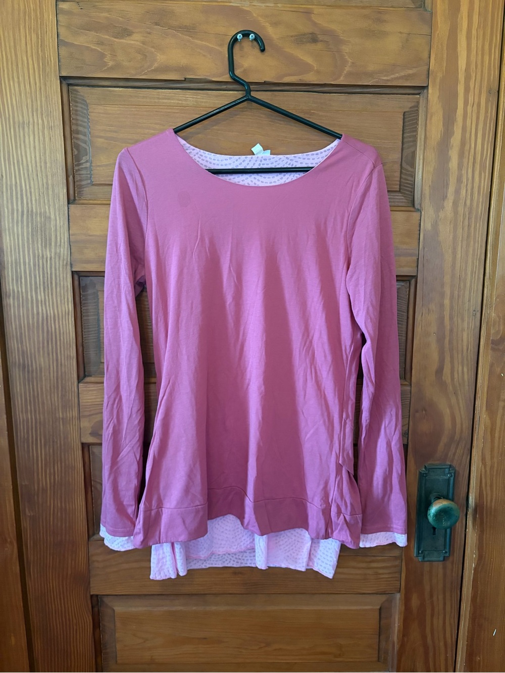 Lululemon Lucy Women’s Long Sleeve Layered Hem Top size M NWOT